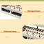 Lit de jour rembourré avec tiroirs de rangement, lit de jour simple en bois, aucun sommier nécessaire