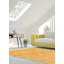 Tapis décoratif en laine noué à la main de conception unique noué à la main new age de style perse 18/20 jaune 5 pi 2 po x 7 pi 9 po