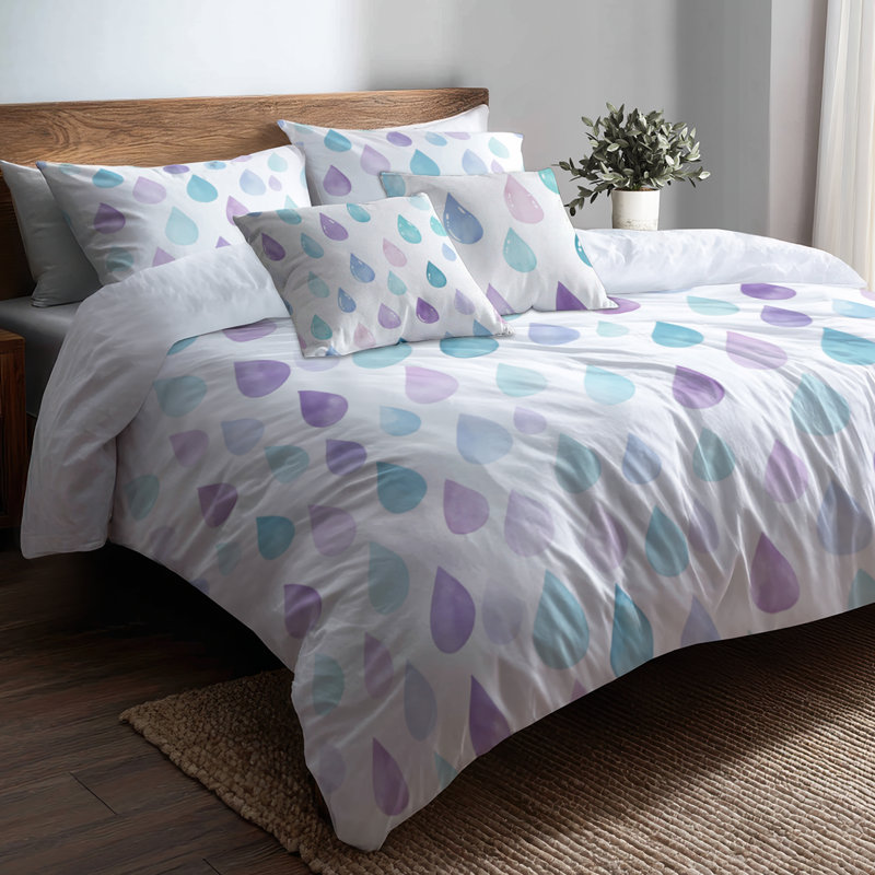 Ensemble de literie pour enfants 3 pièces - Ensemble de housse de couette et de coussin décoratif, Lit simple