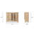 Rowan 48" Solid Reclaimed Pine 2-Door Crossbar Accent Storage Cabinet