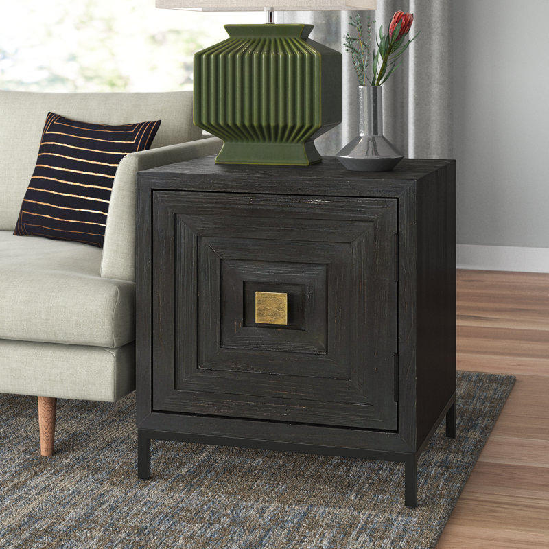 Delia Solid Wood End Table
