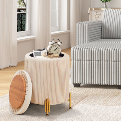 Ozite Velvet Ottoman