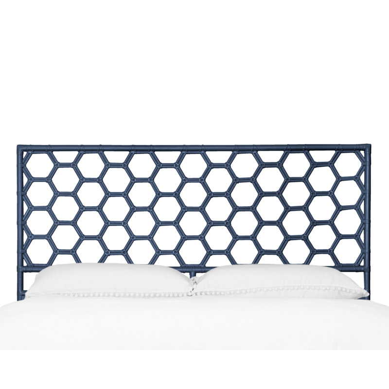 Honeycomb Standard Bed, King, Navy