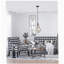 Luminaire rustique de style campagnard, luminaire suspendu en bois de style champêtre blanc usé, convenant au vestibule du salon, ampoules non incluses