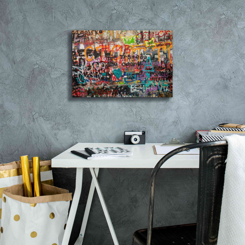 «Russian Abstract» par Epic Portfolio, art mural sur toile, H 12 po x l 18 po x P 0,75 po