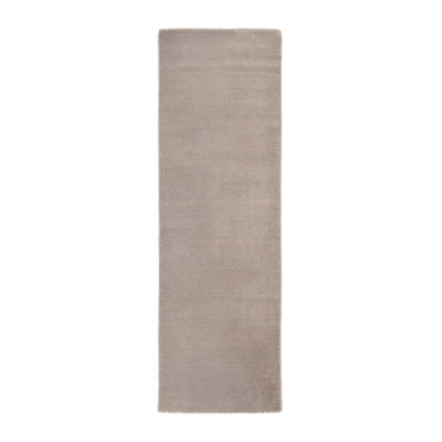 Solid Colour Wool Hand Woven Area Rug