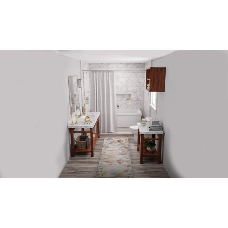 Portishead Geometric Indoor Rug, Runner 2'6" x 8'