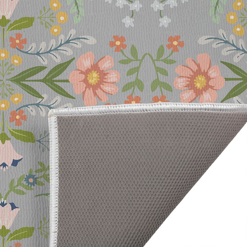Paillasson Cecelia, Ardoise / gris, L 24 po x L 17 po