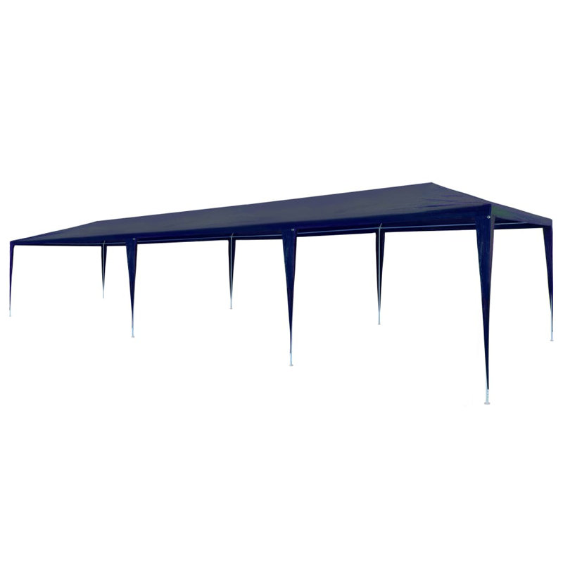 9m x 3m Steel Party Tent, Blue