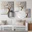 Orchidée blanche Garden of Branches II - Décoration murale florale en métal-1898196169