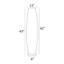 Lampe sur pied colonne 43 po Quinlan