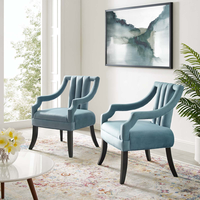 Chaise d'appoint Harken, Bleu clair