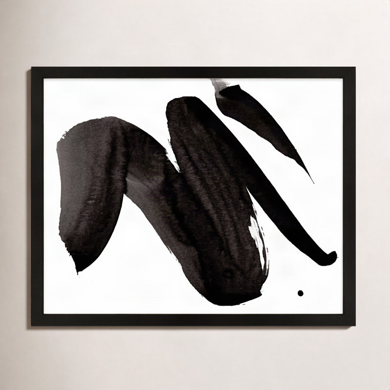 Dancers 2 Painting by Jacques Pilon, Black, 40" H x 50" W x 1.25" D