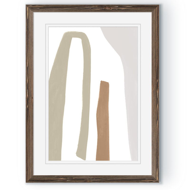 « format folâtre ii » par paul cezanne-reproduction d’art sur cadre photo, H 22 po x l 18po x P 1,25 po, Papier encadré moka