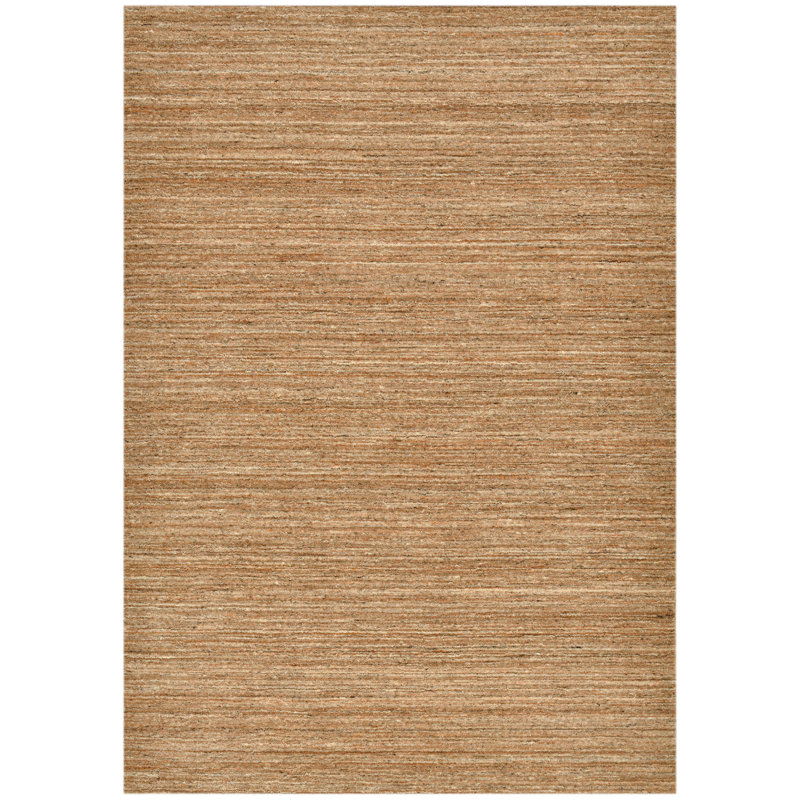 , Light Brown Hand Woven Hand Loomed Area Rug, Rectangle 60 x 90cm