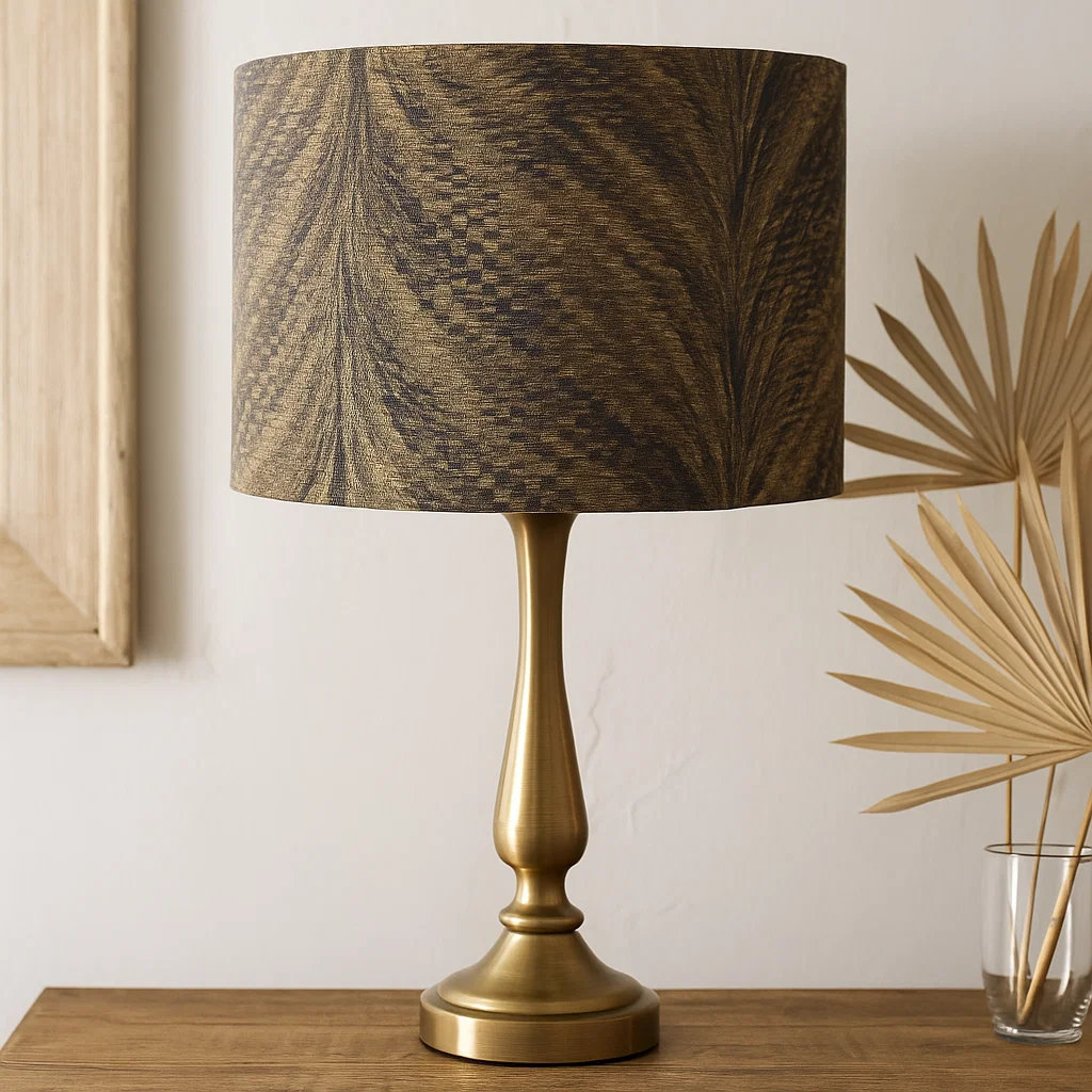 Silk Drum Lamp Shade ( Screw On )