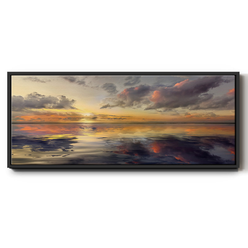 " Endless " Painting Print, Black, 24" H x 60" W
