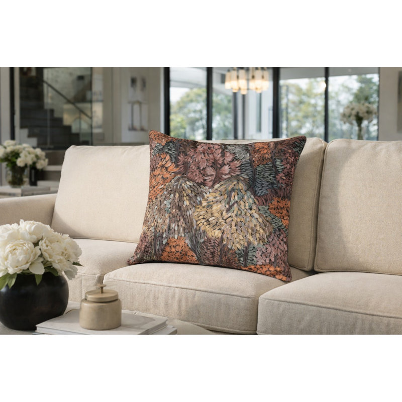 Coussin Calabria, Brown Floral