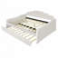 Structure de lit de jour double avec lit gigogne-1473059407