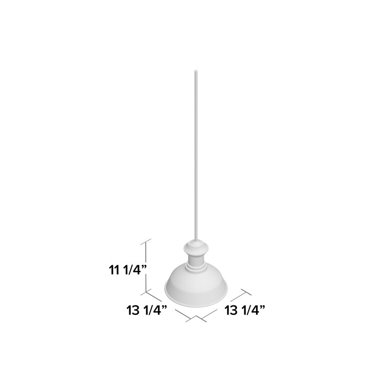 Fredricksburg One Light Outdoor Pendant from Generation Lighting , Weathered Copper, No