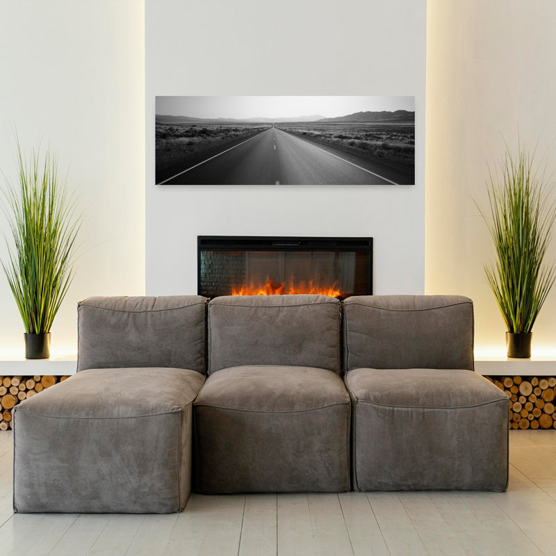 Desert Road Nevada USA by Thomas Winz - Wrapped Canvas Panoramic Print, 40.64 cm H x 121.92 cm W
