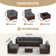 Avamay Rattan Sectional Seating Group with Cushions