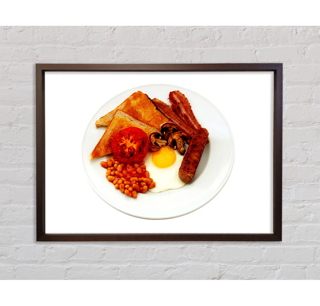 Full English Fry-Up - Einzelner Bilderrahmen Kunstdrucke auf Leinwand