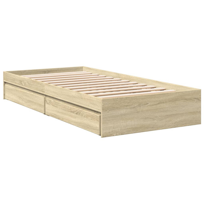 Greger Bed, Sonoma Oak, 90 x 200cm