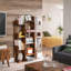 Blom 140cm H x 86cm W Geometric Bookcase-665248867
