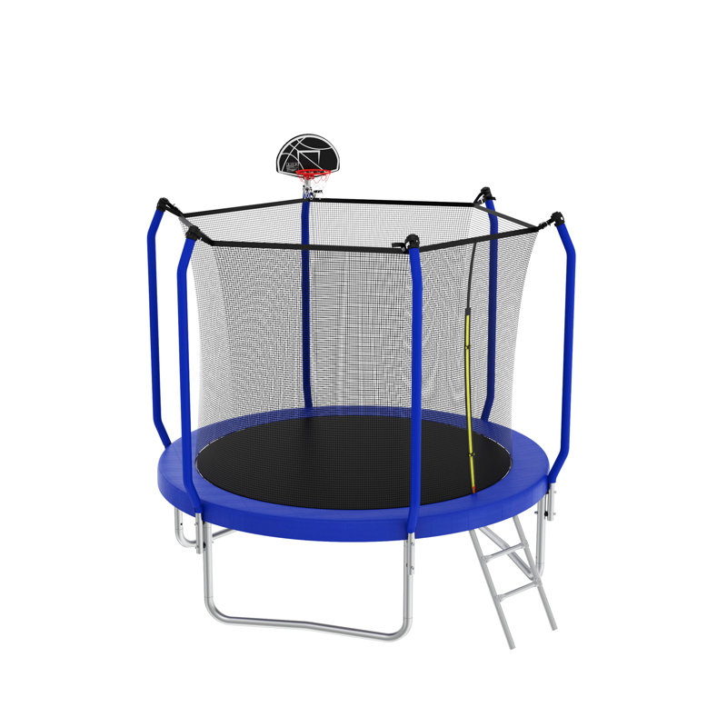 Creationstry 8' x 8' Round Backyard Trampoline