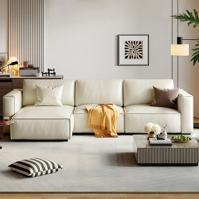 Canapé modulaire 3 pièces rembourré