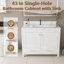 Meuble-lavabo simple autoportant 43 po avec lavabo