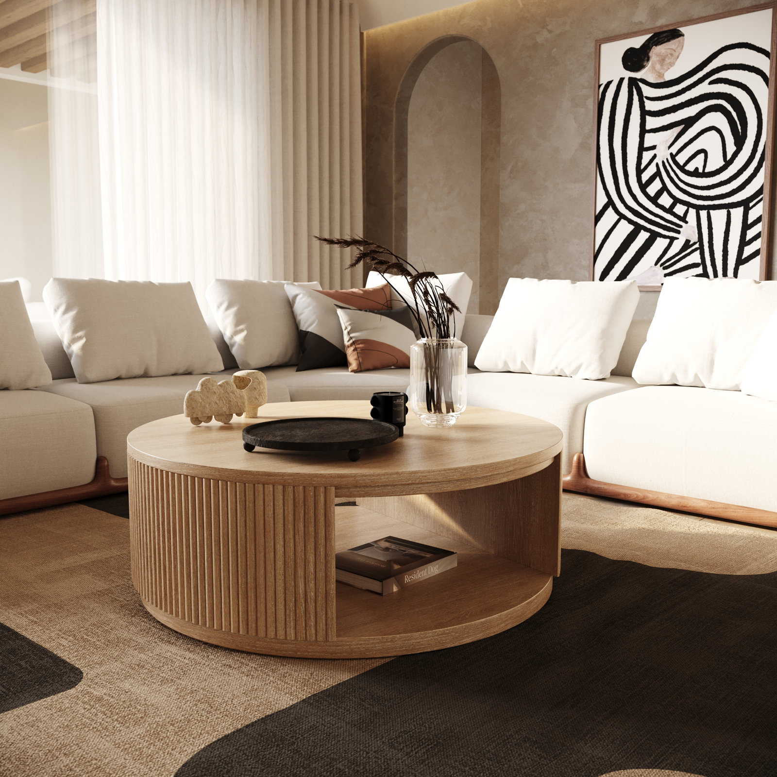 Fitzroy 43" Acacia Coffee Table