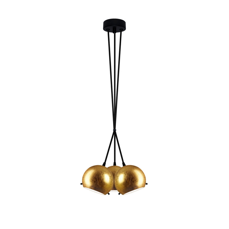 Myoo 3 - Light Cluster Pendant, Gold