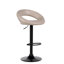 Kanosh Swivel Upholstered Adjustable Height Counter Stool with Metal Frame-1442066896