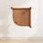 4-Tier Solid Wood Corner Bookcase with Open Display Shelves