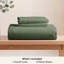 Housse de couette en microfibre surdimensionnée pour grand lit - Ensemble de literie très douce en coton prélavé (ensemble de 3)-1558599602-1558599605