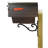 Savannah Aluminum Post Mounted Mailbox