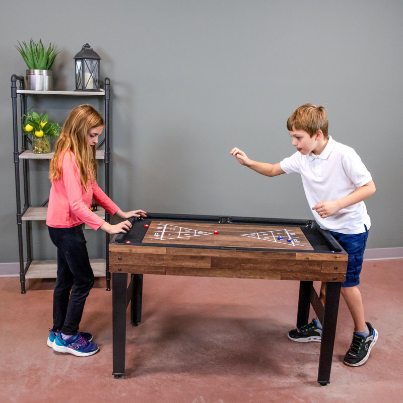 Sunnydaze 10-in-1 Multi-Game Table with Dark Wood Finish