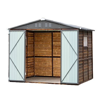 6*8Ft Outdoor Shed - Construction & Ventilation Garden Room Stylish Design Practical Function