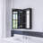 12" Rectangular Medicine Cabinet With Mirror