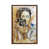 Classic Brown Wood Floater Framed