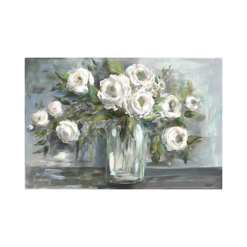 Soft Blooms Still Life by Tre Sorelle Studios - Wrapped Canvas Painting, 20.32 cm H x 30.48 cm W