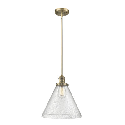 Luminaire suspendu conique à 1 lumière Anner