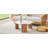 31-Inch Modern-Style Hexagonal Coffee Table,With White Marble Surface.