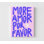 «More Amor Por Favor», impression d'art typographique inspirante