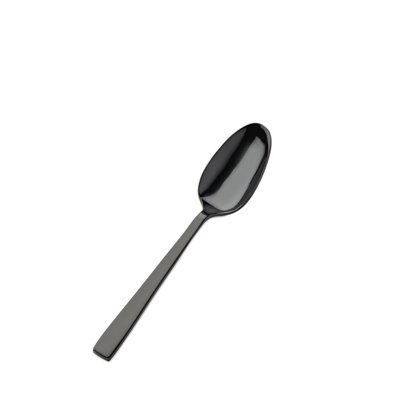 Cuillère à café en acier inoxydable 18/10 Roman, Noir
