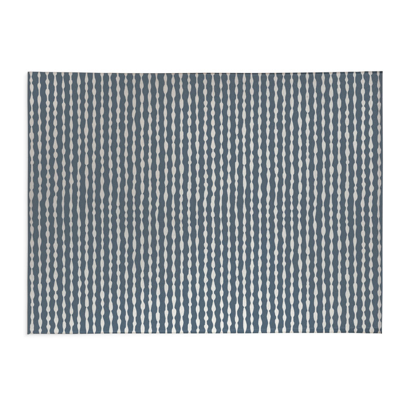 Tapis de cuisine antidérapant Play Way, Bleu, Rectangulaire 2 pi x 3 pi