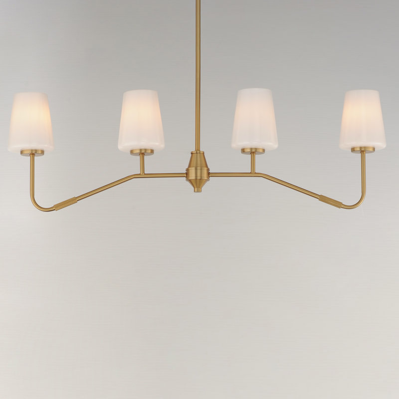Luminaire suspendu Durham-Linear, Laiton vieilli naturel