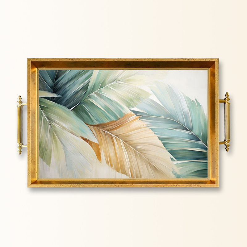 Élégant plateau en verre de 19,7 po x 11,4 po x 1,4 po | Fabrication 100% verre durable | Facile à nettoyer avec un chiffon humide | Idéal pour le service, la présentation décorative et l'organisation | Ajout élégant à la décoration intérieure